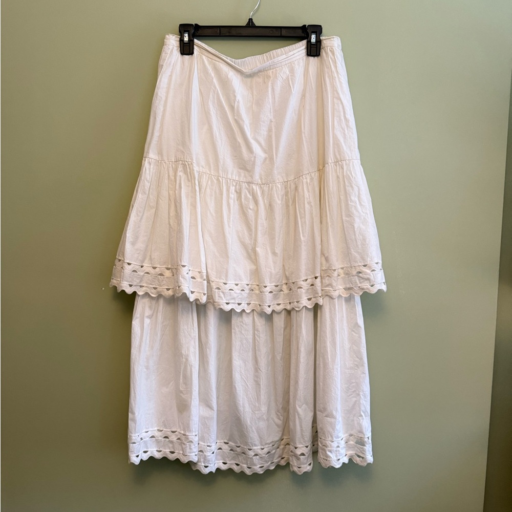 Loeffler Randall Cotton Maxi Skirt